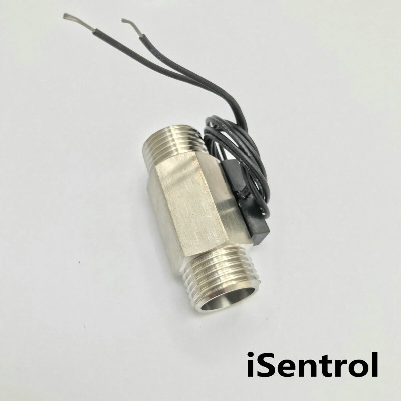 USM-FS21TS SUS304 Flow Switch Reed Switch Magnetic Sensor Switch 1.5-12L/min 5-36V 10W 2 wire Saier Sensor iSentrol