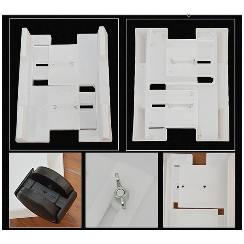 CPU Stand Mobile Desktop Tower Computer Floor Stand Rolling Caster Wheels Adjustable Width