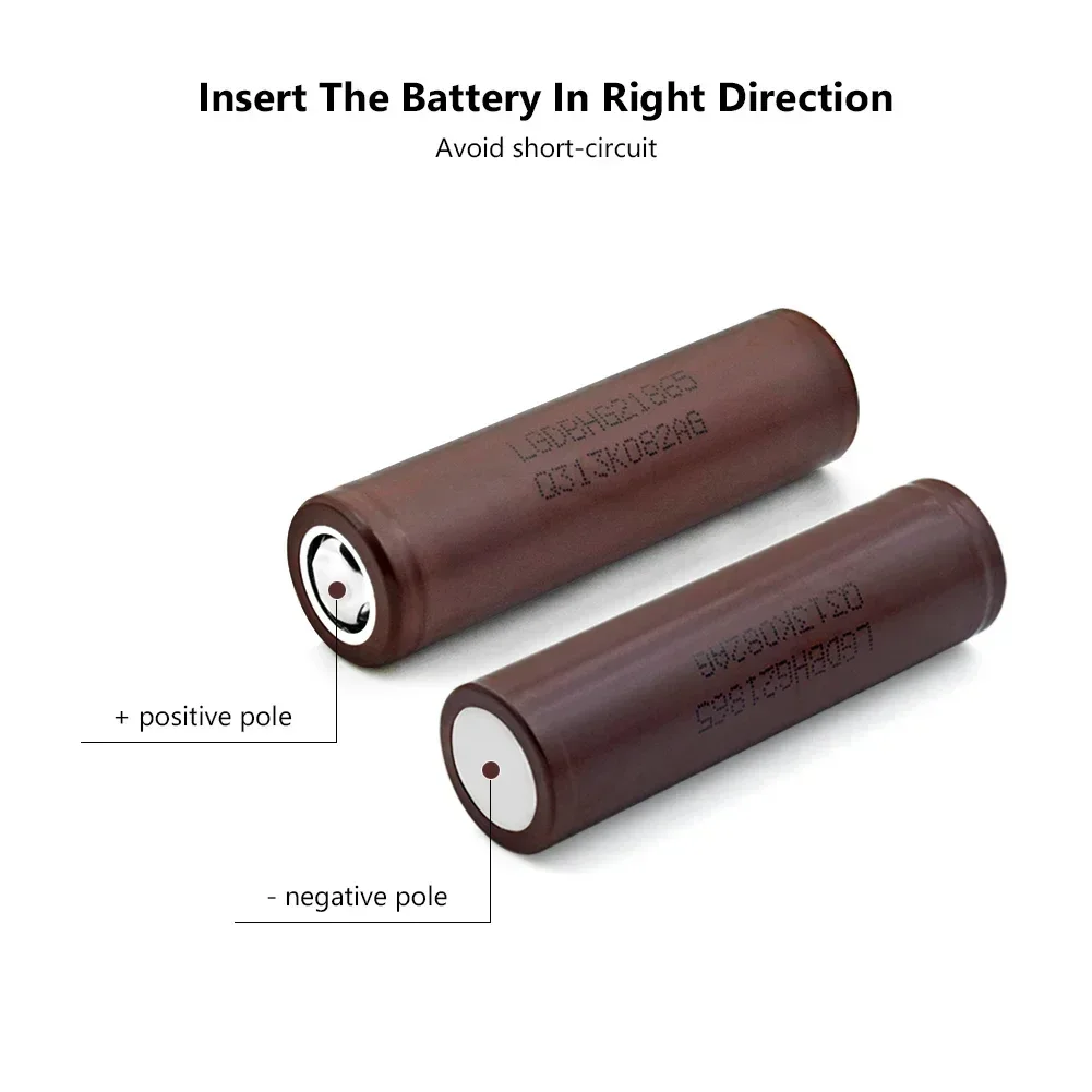 100% Original HG2 18650 3000mAh battery 18650 hg2 3.6V discharge 20A dedicated For hg2 Power Rechargeable battery+ charger