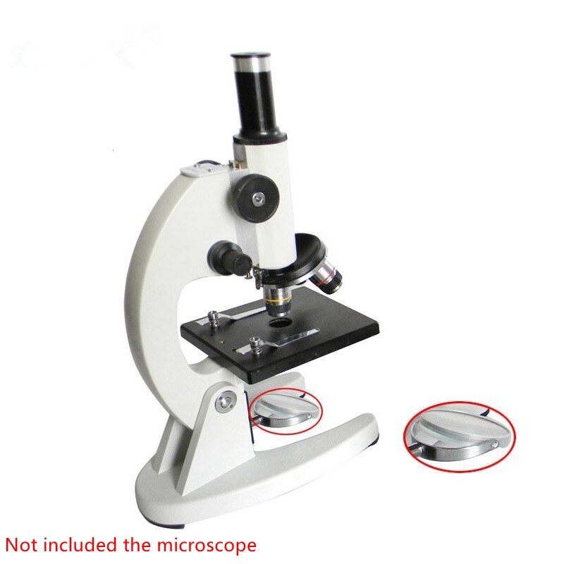 Biological Microscope Reflective Mirrors Plane Concave Reflector Reflex Mirror with Metal Bracket for XSP Series Microscope