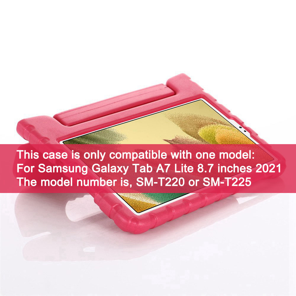 Capa para samsung galaxy tab a7 lite 2021 sm t220 t225 eva à prova de choque crianças de corpo inteiro seguro não-tóxico tablet capa