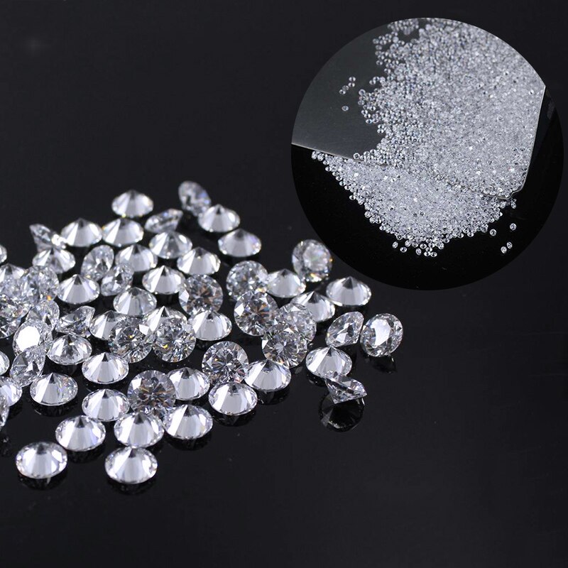 1.2mm Moissanite Steen Totaal 1ct Karaat FG Kleur Losse Diamanten Uitstekende Cut VVS1 Anniversary voor Vrouwen Vriendin