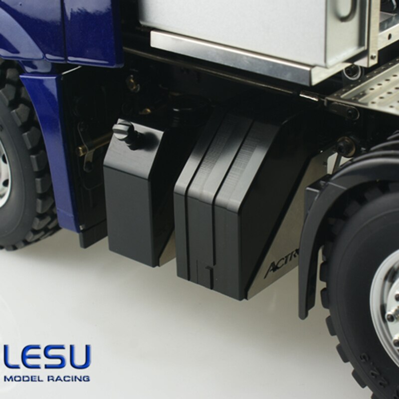 Depósito de Metal LESU Urea para 1/14 RC TAMIYA Benz 1851, camión Tractor