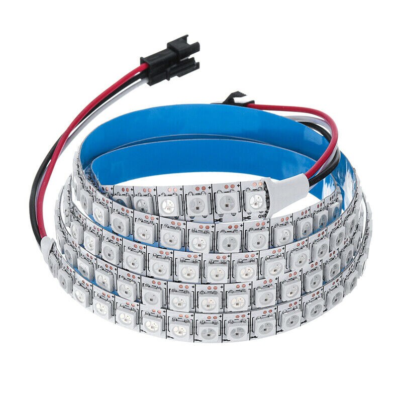 Ws2812B 5050Smd 144 Led Light Strip Met Ingebouwde Rgb Ic Individuele Adresseerbare Dc