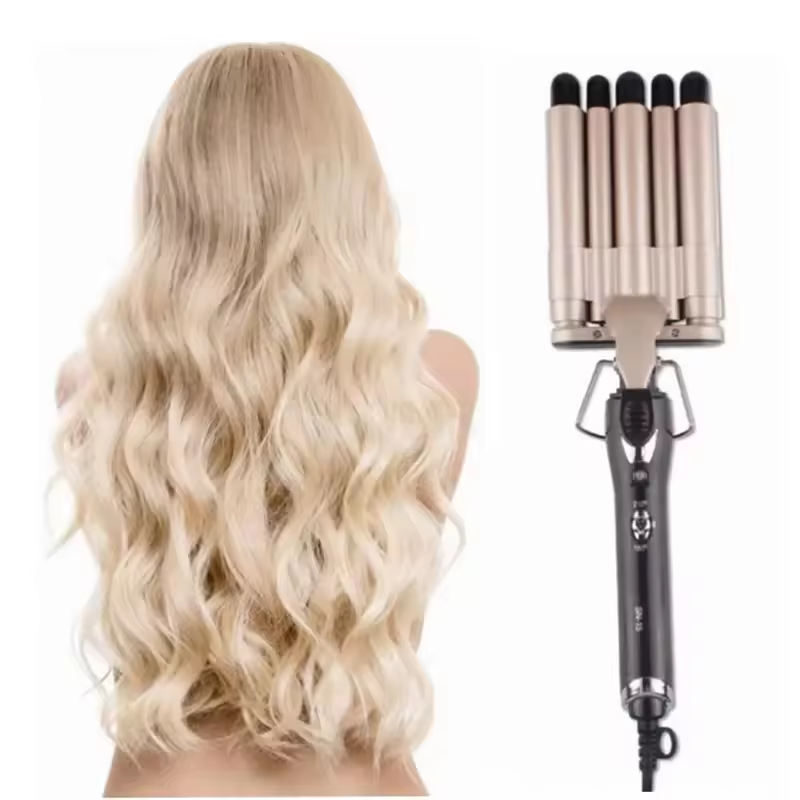 Hair Curler Auto Rotating Curler Microwave Heated LCD Display Hairs Wireless Electric Rollers Hair Curlers