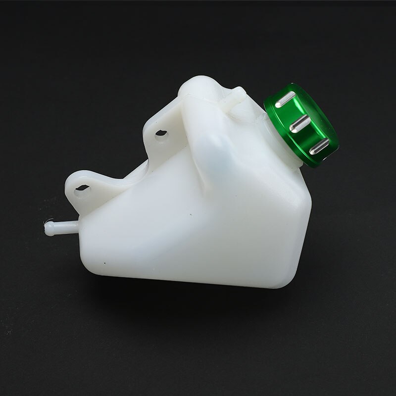 Motorcycle Plastic Water Coolant Reservoir Tank CNC Caps KLX 250 KLX250Coolant Reservoir Tank Radiator Overflow for Kawasaki: Green