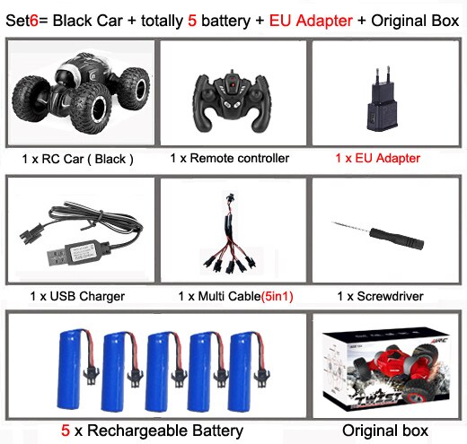 Jjrc Q70 Rc Auto Radio Control 2.4Ghz 4WD Twist-Woestijn Auto Off Road Buggy Speelgoed Hoge Snelheid Klimmen rc Auto Kinderen Speelgoed: set6