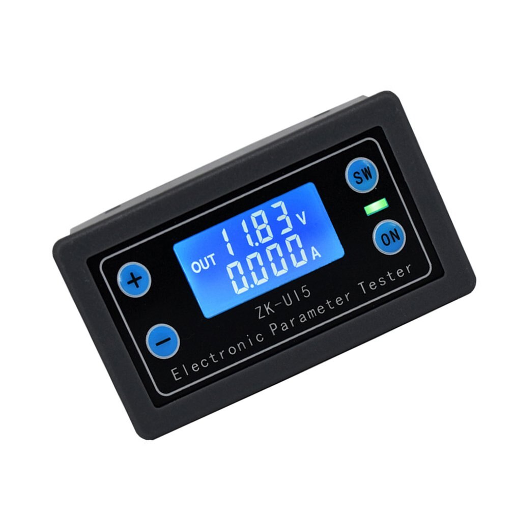 ZK-UI5 Battery Tester Voltmeter Ammeter Electronic Monitor Charger Tester Power Capacity Meter Charge Discharge Controller