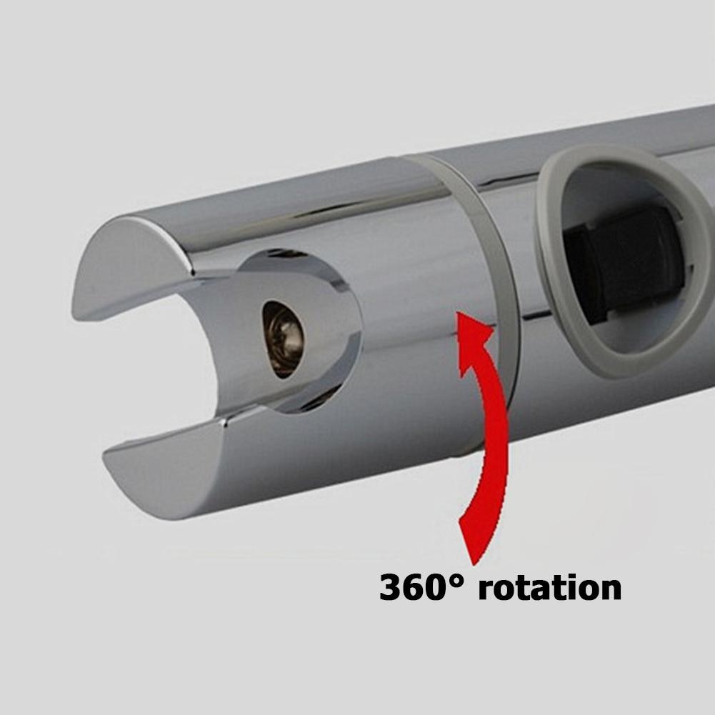 Universal Shower Bracket Shower Rail Holder 25mm ABS Adjustable Shower Head Holder Lift Rod Support Mounting Bracket