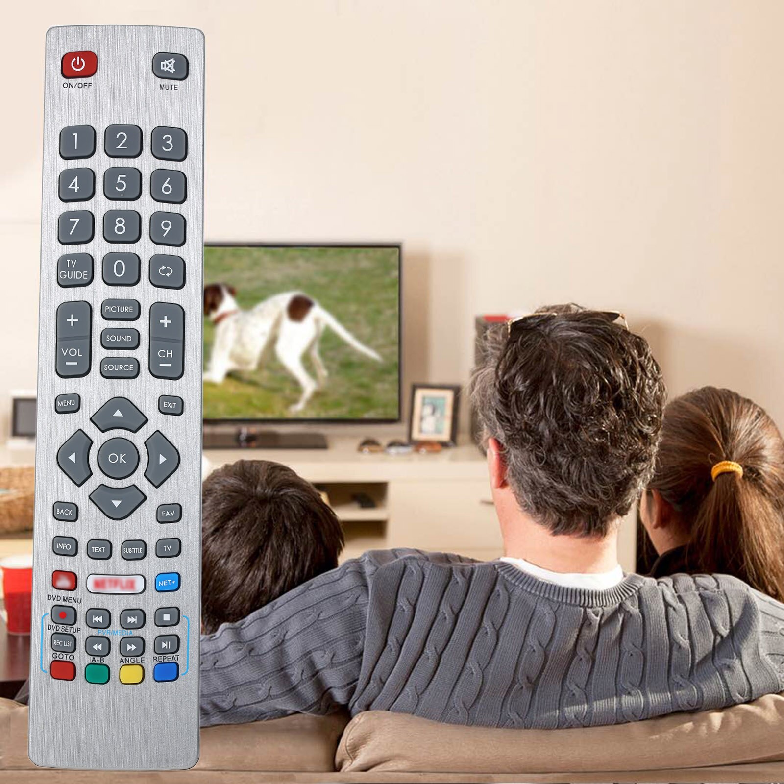 Replacement TV Remote Control for Sharp Aquos Remote Controller Smart Replacement for LC-40FG5342E LC-40UG7242K LC-40UI7552K