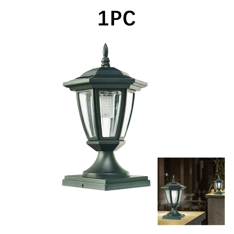 2 stk. solcellelampe til hegn,  ip65 udendørs solcellelamper til havedekoration, porthegn, væg, gårdsplads, solcellelampe til sommerhus: Hvid
