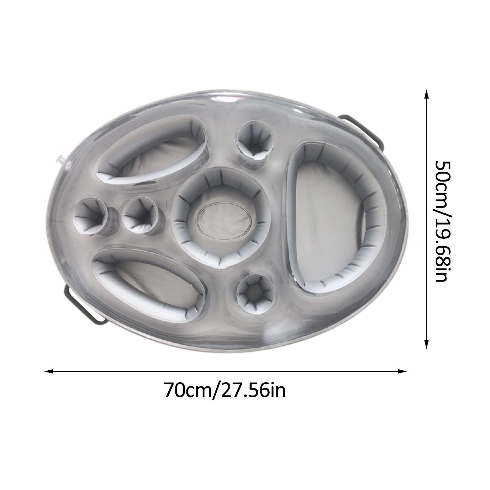 Inflatable Pool Float Beer Drinking Cooler Table Bar Tray Drink Holder Floating Tray Portable Beverage Holder Swim Pool Party