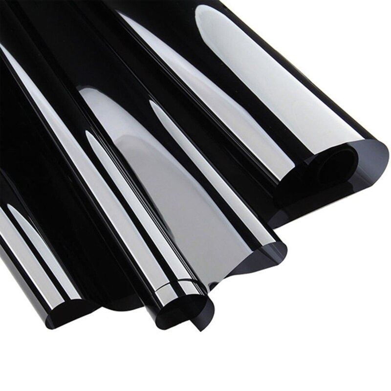 50cmX152cm Metalized One Way Vision VLT15 % Solar Controle Auto Glasfolie Zomer Solar Uv Protector Sticker Films