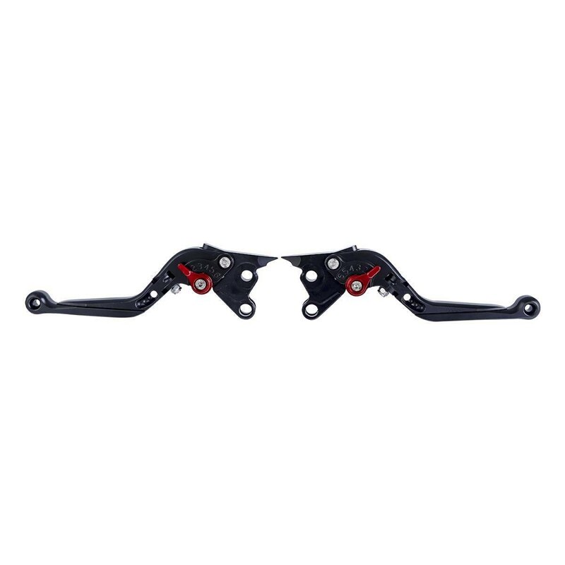 Motorcycle Opvouwbare Uitschuifbare Rem Koppeling Hevels Voor Yamaha Yzf R1 04-08 Yzf R6 05-16 R6S 2006 2007: Black