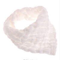 Nuovo Caldo Del bambino di Disegno Semplice Morbido Puro Cotone Miscela Garza Busbane Francesi Panni Del rutto saliva Asciugamano Nutrire triangolo Bandana Neonatale Asciugamani: bianca