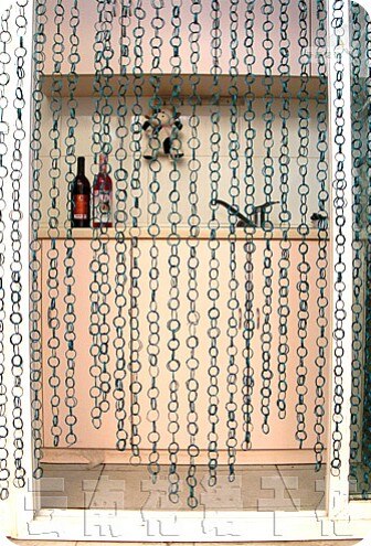 Rattan bamboo curtain straw weaving hanging partition curtain retro natural style of home kindergarten