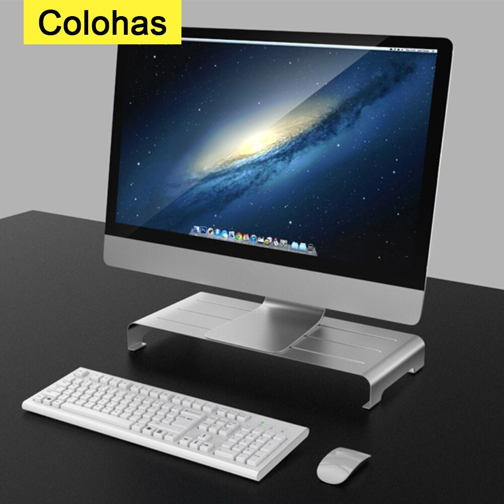 Aluminium Alloy Laptop Stand Support Notebook Stand Holder For Macbook Air Pro iMac Lapdesk Computer Monitor Bracket Mount