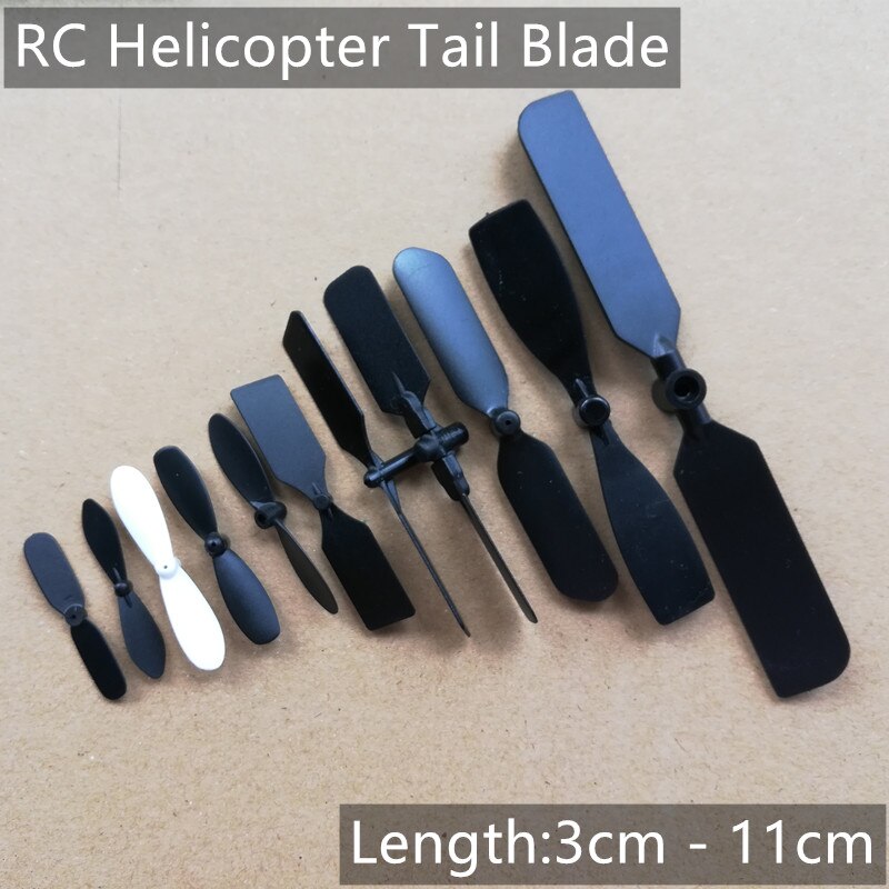 Cuchillas traseras de helicóptero R/C, accesorios de hélices para Mini modelo RC, juguetes, piezas de repuesto de helicóptero