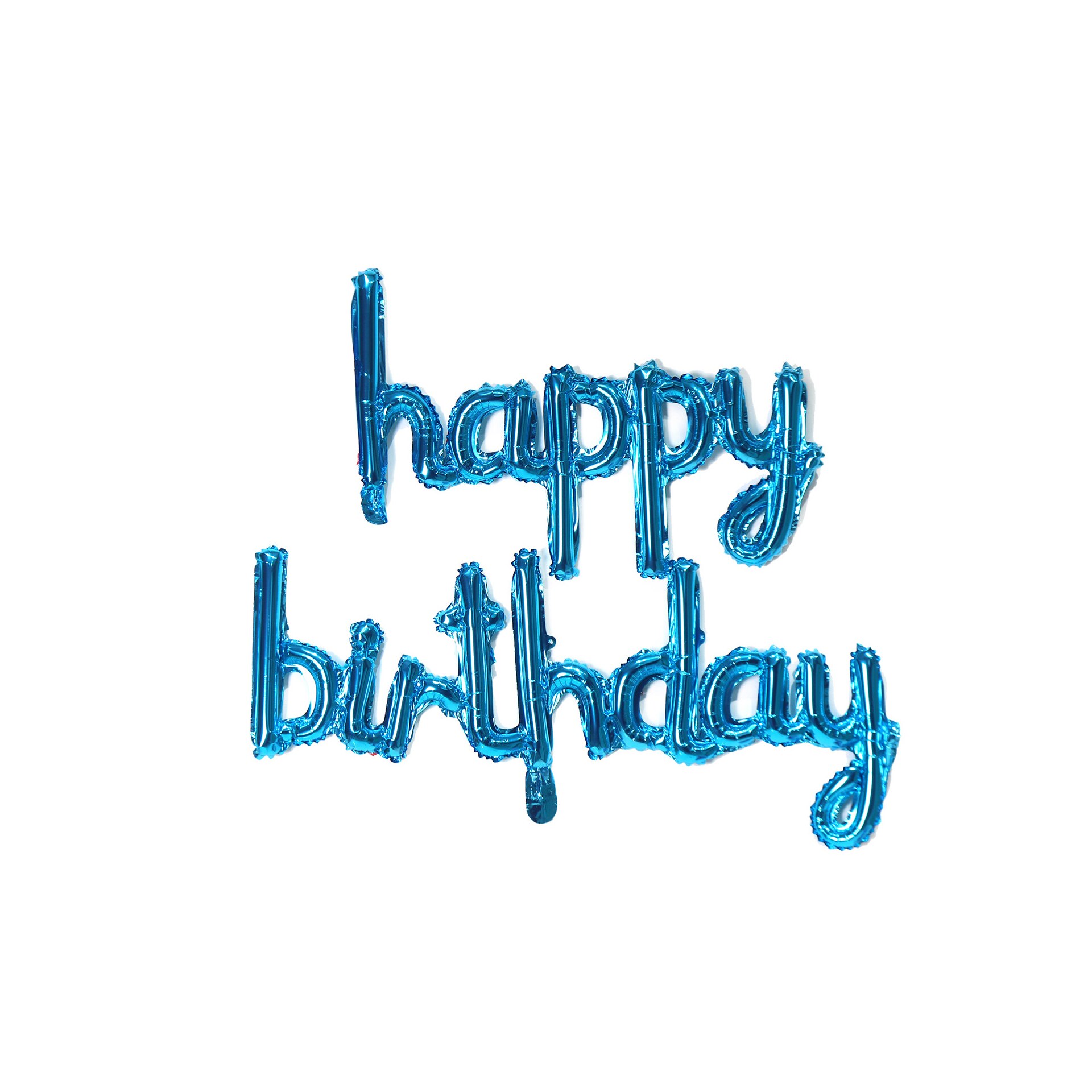 16inch Happy Birthday Decoration Balloons Rose Gold Letter Foil Ballons Birthday Party Decorations Globos Balony Anniversaire: Blue