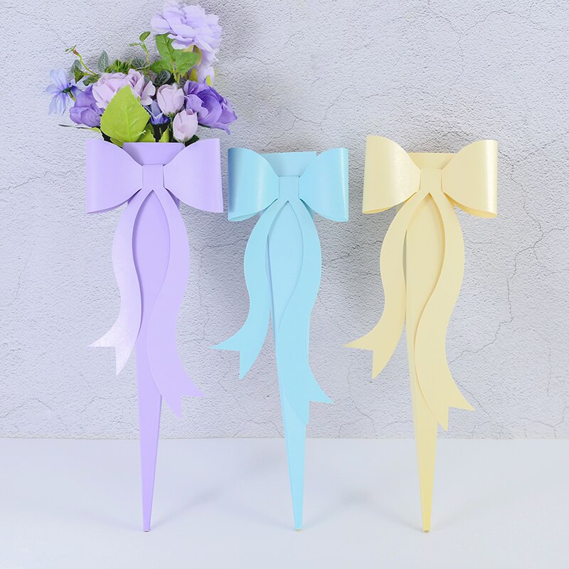 1/4 Stuks Karton Likdoorns Inpakpapier Rose Bloem Verpakking Geschenkdozen Voor Valentijnsdag Moederdag bloemist Boeket Verpakking