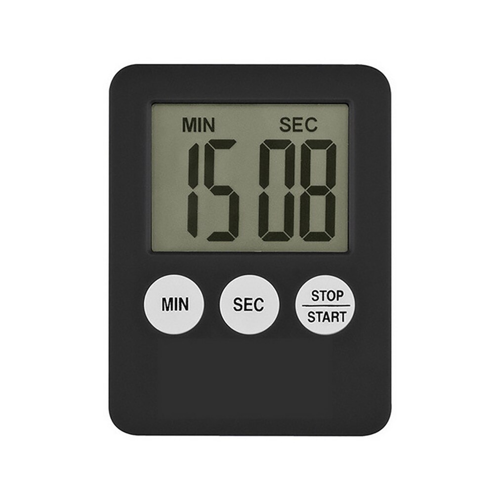 Grote Lcd Digitale Display Kookwekker Vierkante Keuken Countdown Wekker Magneet Klok Stopwatch Klok Timer # W