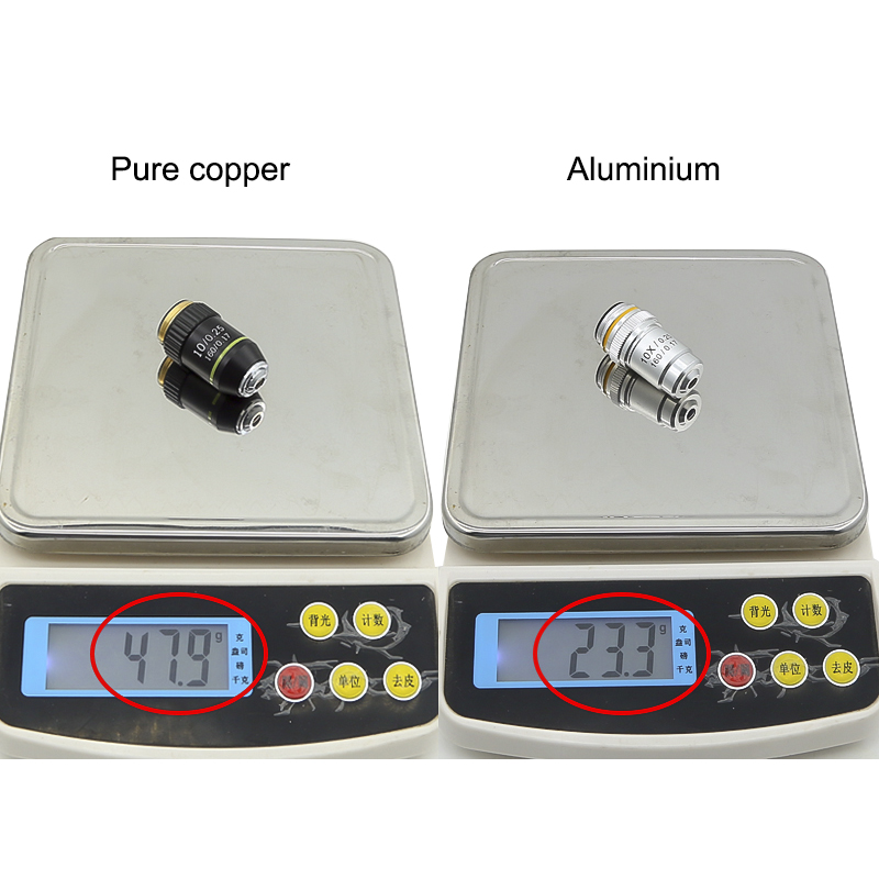 195 Achromatic Objective Lens 4X 10X 20X 40X 60X 100X f/ Biological Microscope Lens Coating RMS 20.2mm Standard Thread Interface