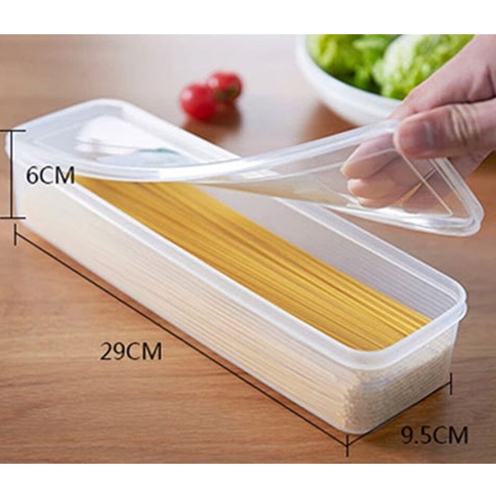 Noodle Spaghetti Noodles Fresh Box Kitchen Refrigerator Sealed Jar Fruit Plastic Storage Box Pasta Box