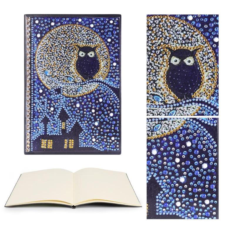 Carnet de peinture au diamant 50 Pages | Bricolage, broderie diamant, Mandala, forme spéciale, point de croix, agenda: W