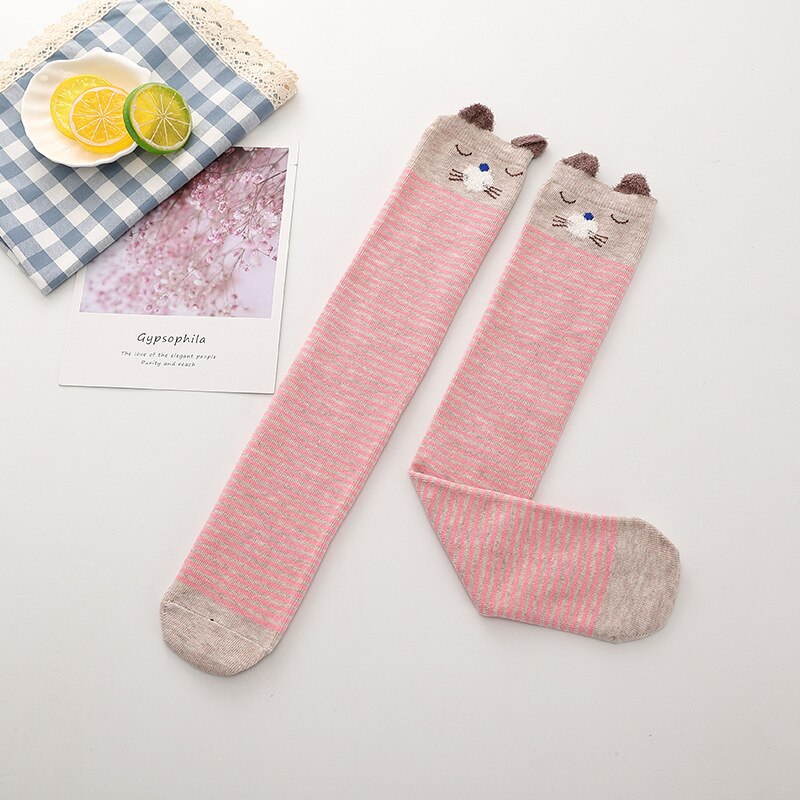 Calze E Autoreggenti Calze E Autoreggenti Tre-dimensionale Delle Ragazze dei bambini Del Modello Del Fumetto Del bambino Del Cotone Calzini E Calzettoni Stivali \ N sopra il Ginocchio Calzini E Calzettoni: rosa slim puppy