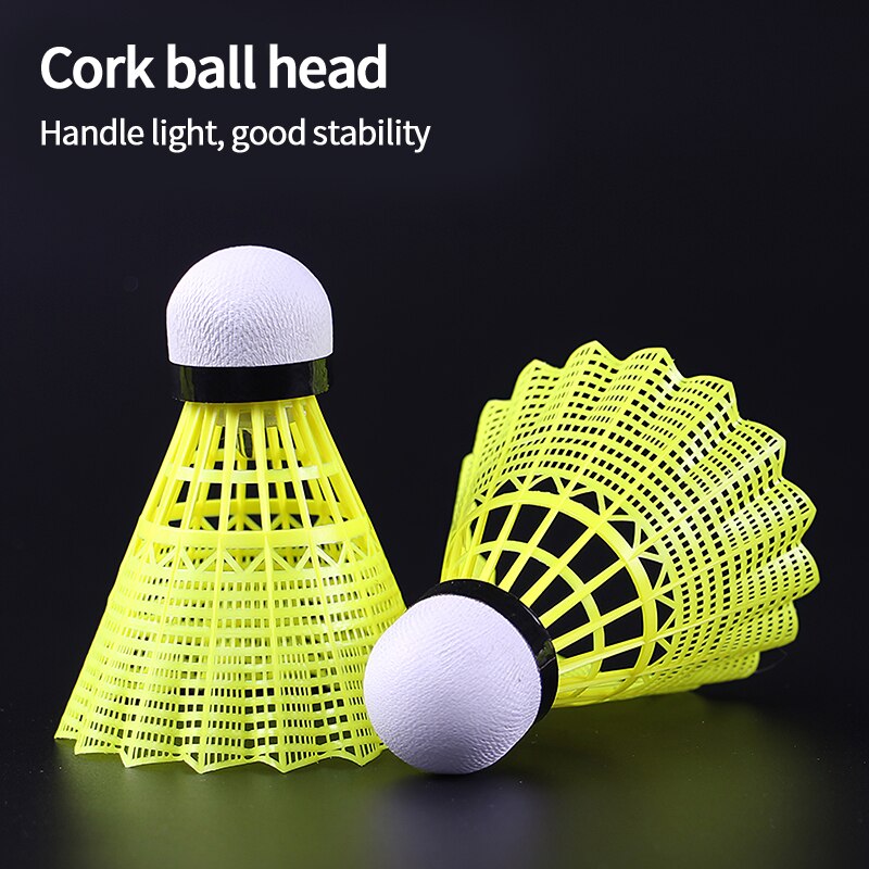 Flash Bal Kleurrijke Led Light Badminton Bal Outdoor Nylon Led Badminton Bal Glowing Light Up Badminton Bal