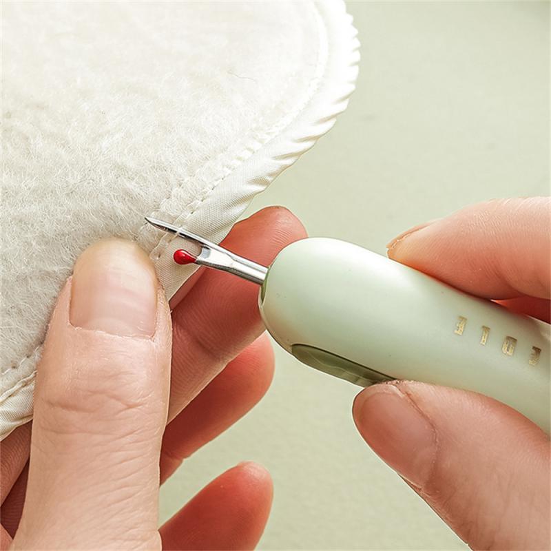 Herramientas de costura 2 en 1 para enhebrar agujas, enhebrador automático fácil de enhebrar agujas, removedor de hilo de coser, despador de costuras, unpicker de puntadas