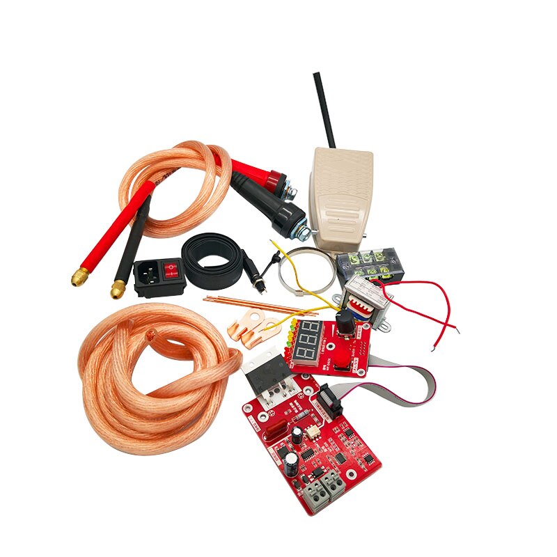 Spot welding machine DIY kit 18650 lithium battery spot welding machine assembly kit without main transformer: D02 100A board kit