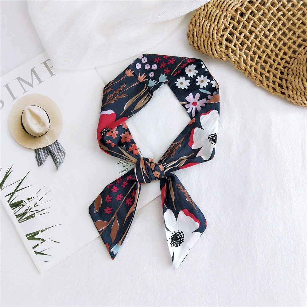 été concepteur longue maigre Cheveux ruban bandes écharpe pour bords sac à main accessoires écharpes pour femmes Foulard Cheveux: 9