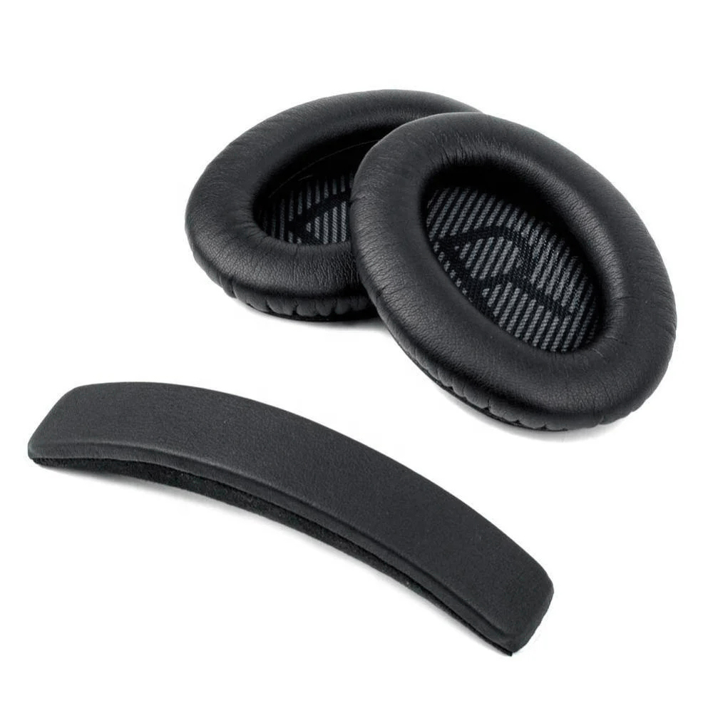 Ersatz-Ohrpolster, Ohrpolster, Kopfband für Bose QuietComfort QC 2, 15, 25, 35, Headset-Ohrpolster für QC35-Kopfhörer-Zubehör
