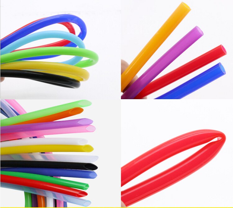 Flexibele Siliconen Buis Id 6Mm 8Mm Od Food Grade Niet Giftig Drink Water Rubberen Slang Melk Bier zachte Pijp Connector Kleurrijke