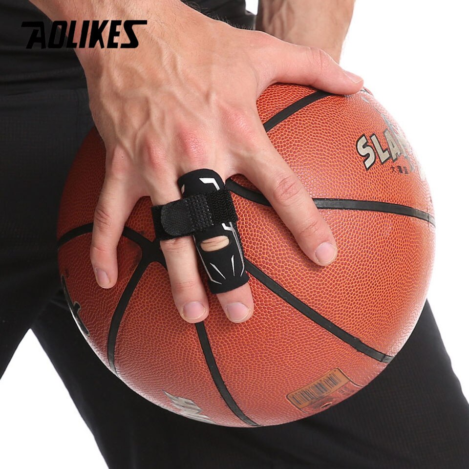 Funda para el dedo de voleibol y baloncesto, Protector de dedo, bandas de soporte para el dedo, Protector de dedo para el gimnasio, 1 ud
