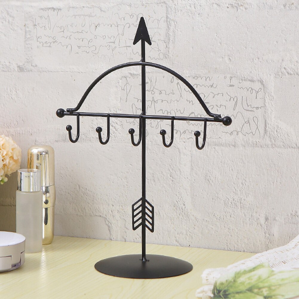 Desktop Key Holder Display Rack Earring Ring Modern Multifunctional Bracelet Organizer Decorative Jewelry Stand Hanging Hook