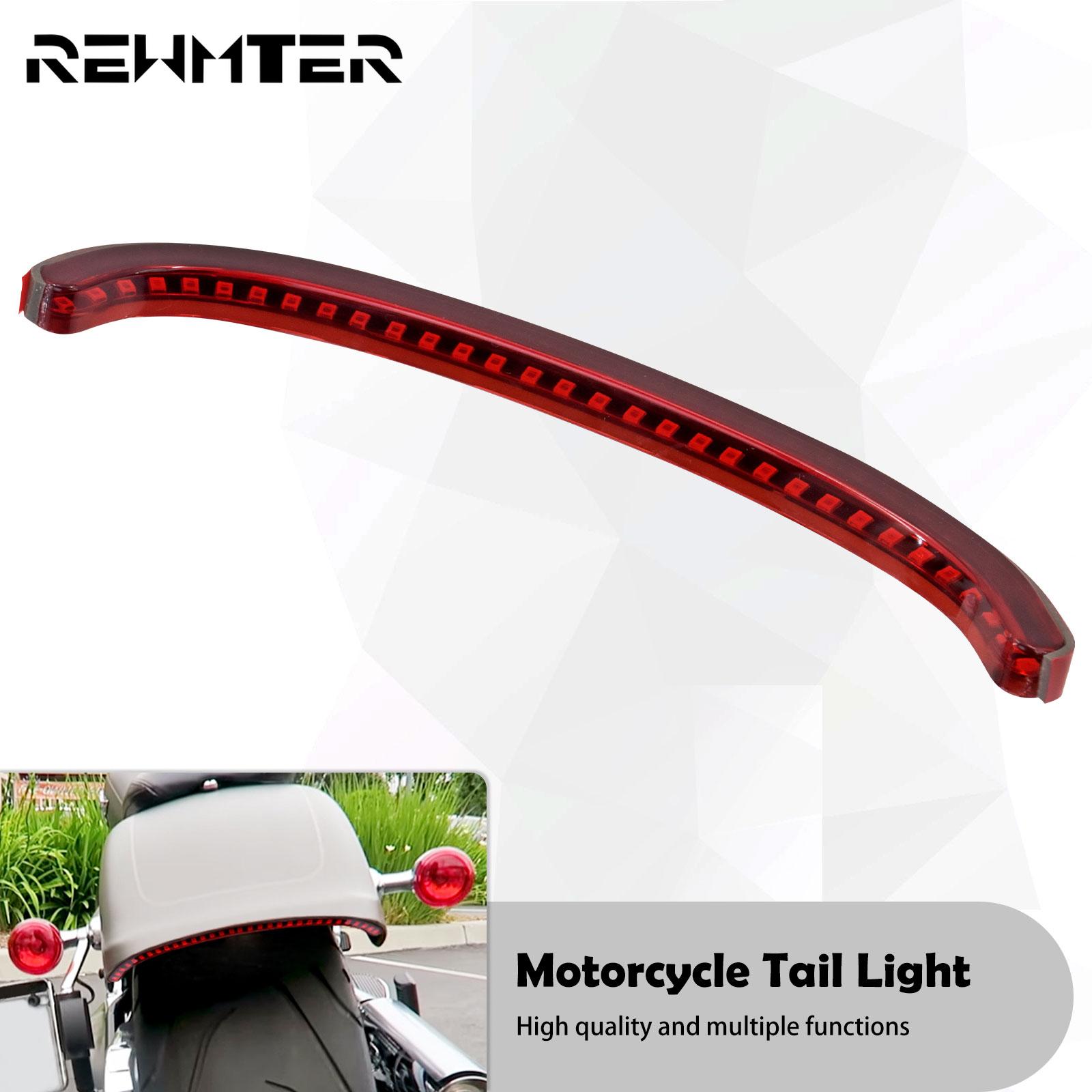 Feu arrière de moto à LED pour Harley Softail Heritage FatBoy Slim, assemblage de clignotant, feu de stop, Standard 18-22