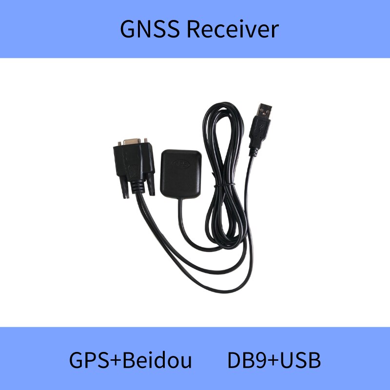 Odbiornik GPS Beidou DB9 podwójne złącze USB RS232 poziom NMEA0183 odbiornik GNSS Gmouse DU-830-BD