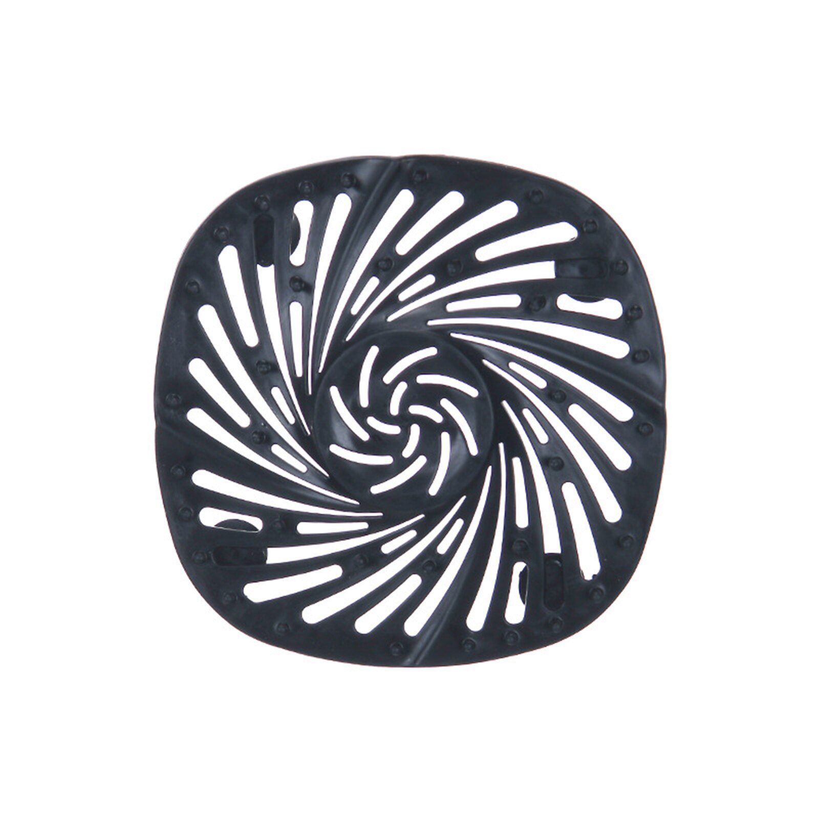 Tapón de bañera grande de 5,7 pulgadas, tapa de desagüe de silicona, cubierta de succión plana, para cocina, baño, lavandería, tapa del desagüe del fregadero DC: Black