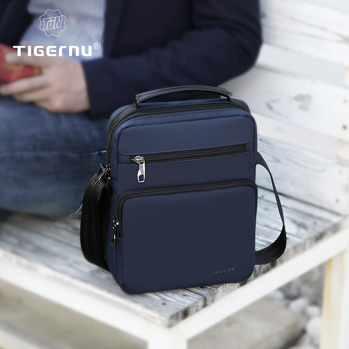 Tigernu Messenger Bags Voor Mannen Mode Crossbody Tassen 9.7 inch Ipad Tas MIni Pack Mannen Zakelijke Tas Schoudertassen Mannelijke handtassen