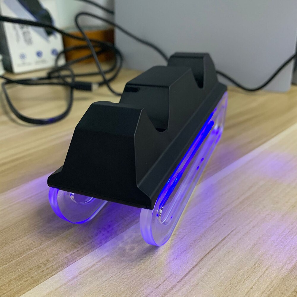 Abs-adapter mit hoher ladegeschwindigkeit, led-anzeige, tragbar, rutschfest, für den schreibtisch, geeignet für  ps5 controller, geeignet für zuhause und büro