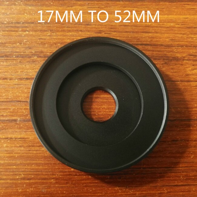 Universal 17MM to 52MM 37MM 58MM to 17MM Phone Camera Lens Filter Adapter Ring Video Rig Lens Adapter for NISI ZOMEI KASE Filter: 17mm to 52mm