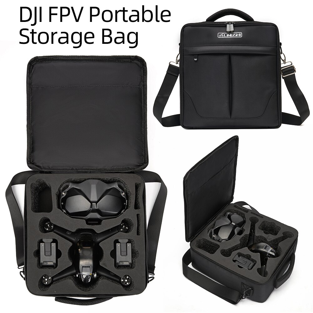 DJI FPV scatola di immagazzinaggio occhiali volanti zaino impermeabile borsa scatola di protezione per accessori per custodia regolabile DJI FPV