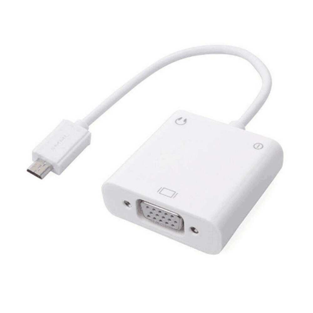 Micro Usb Naar Vga Adapter Converter Video Naar Audio Converter Micro Usb Naar Vga Hd Mobiele Telefoon Tv Aansluiting Voor xiaomi