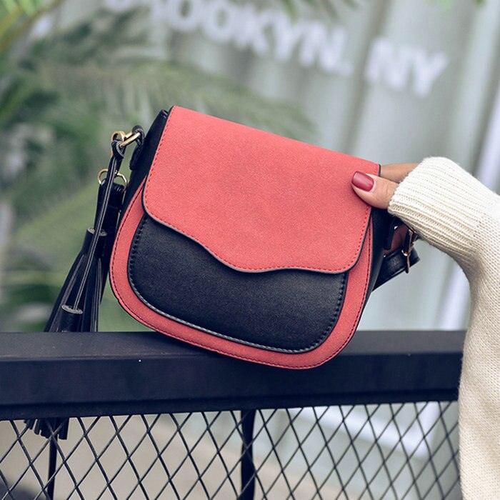 Yuhua, trend women handbags, retro simple flap, shoulder bag, tassel ornaments woman messenger bag.