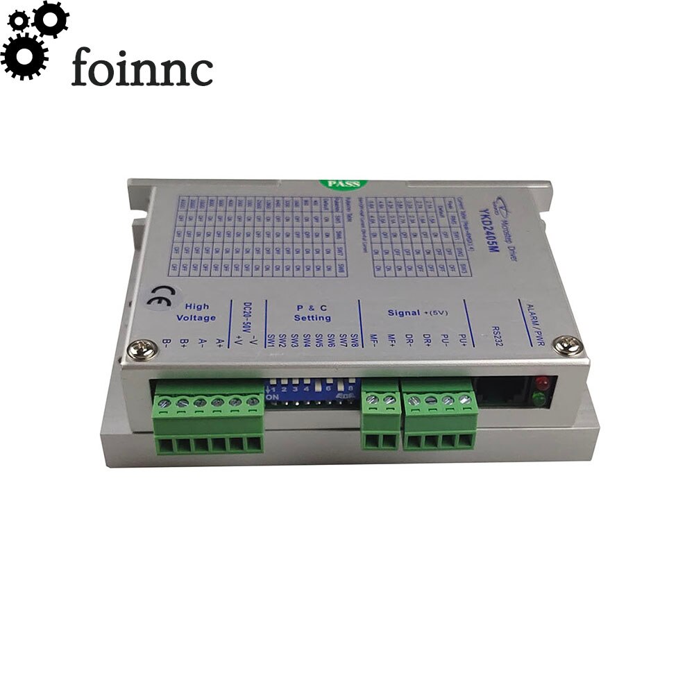 Oorsprong YAKO 32 bit DSP Digitale Stepper driver YKD2405M 2 fase stap drive DC20-50V 4.0A Driver voor 42-86mm flens stappenmotor