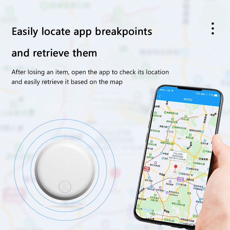 Xiaomi-rastreador Mini GPS inteligente, dispositivo de recordatorio antipérdida, bolsa para mascotas, billetera con Bluetooth para buscador de etiquetas de aire, localizador de seguimiento portátil
