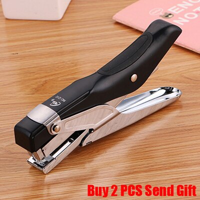 Brand Metal Luxury Good Stapler Big Size Stapler Liujin Q12: Black