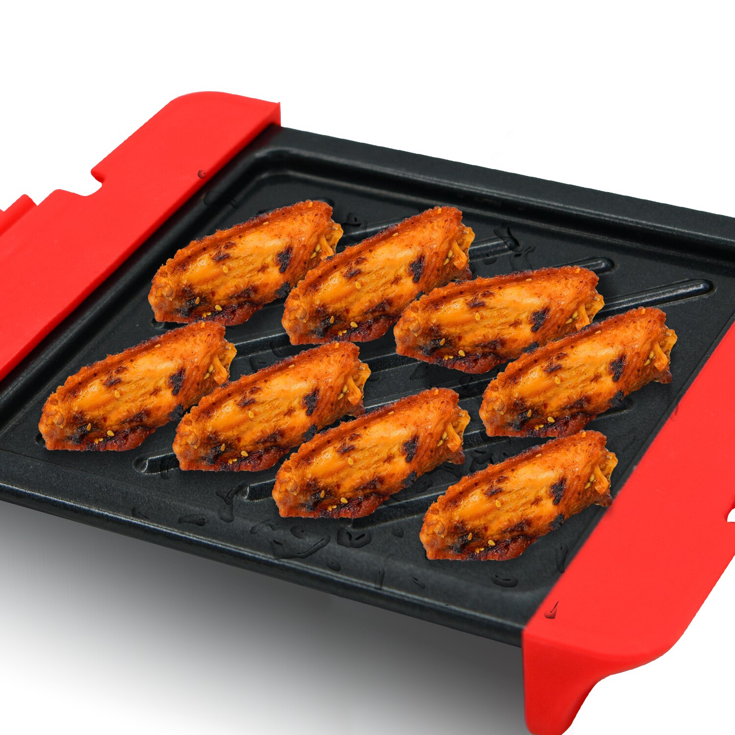 Practical Metal Baking Dishes Silicone Nonstick Microwave Baking Tray for Food BBQ Pans Kitchen Bakeware Gadgets Tools